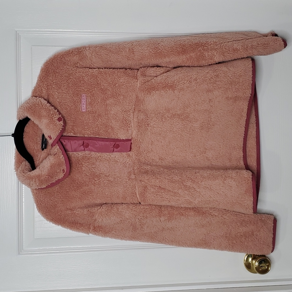 Women's Small Spyder Pink Fleece Pullover